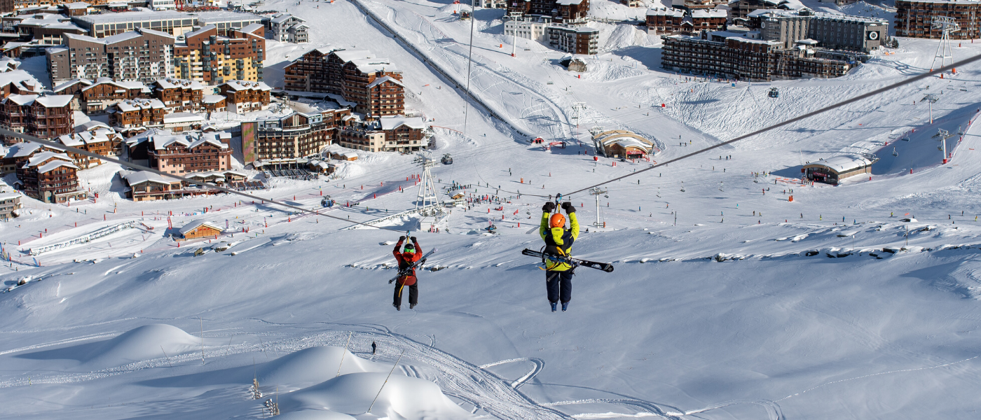 Bee Line Zip Line Val Thorens