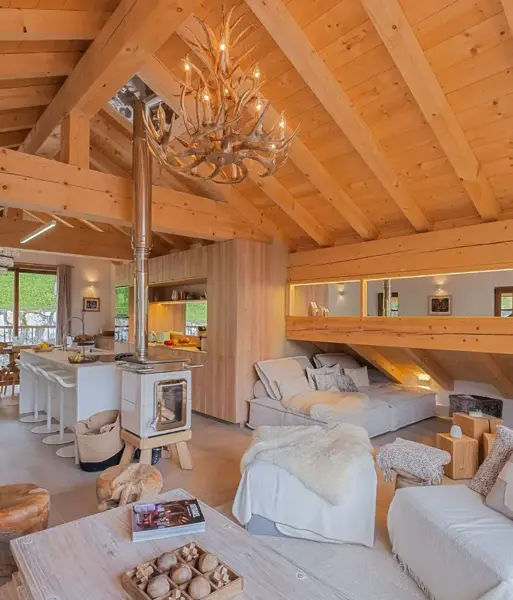 Le Duc Blanc, St Martin de Belleville (self catered chalet) - Chalet style