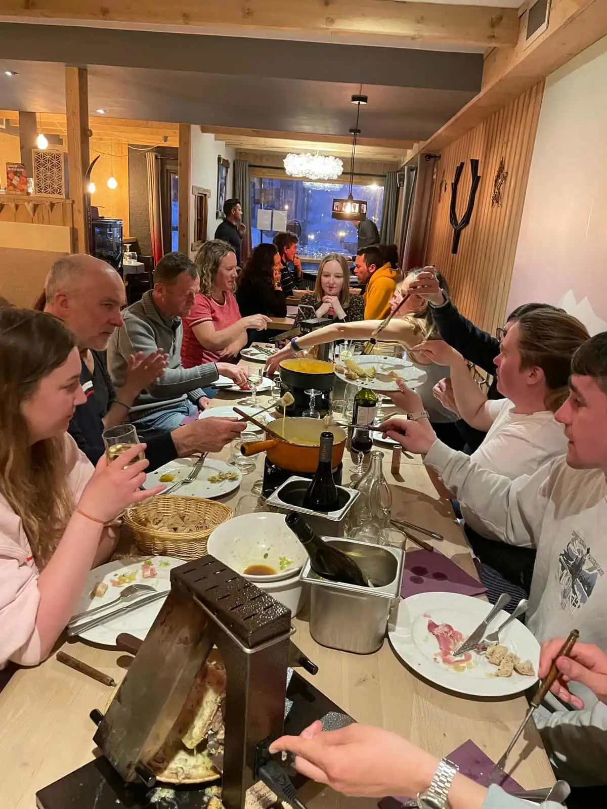 Cheese Feast At L'arti Restaurant In Tignes