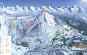 Le Grand Bornand piste map