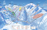 Isola 2000 piste map